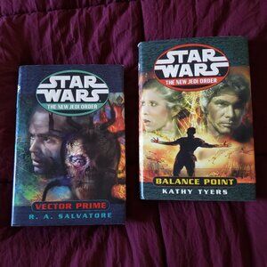 Star Wars New Jedi Order Vector Prime and Balance Point first edition hardcovers